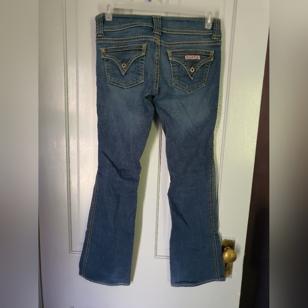 Hudson low ride form fitting bootcut jeans - Picture 3 of 5